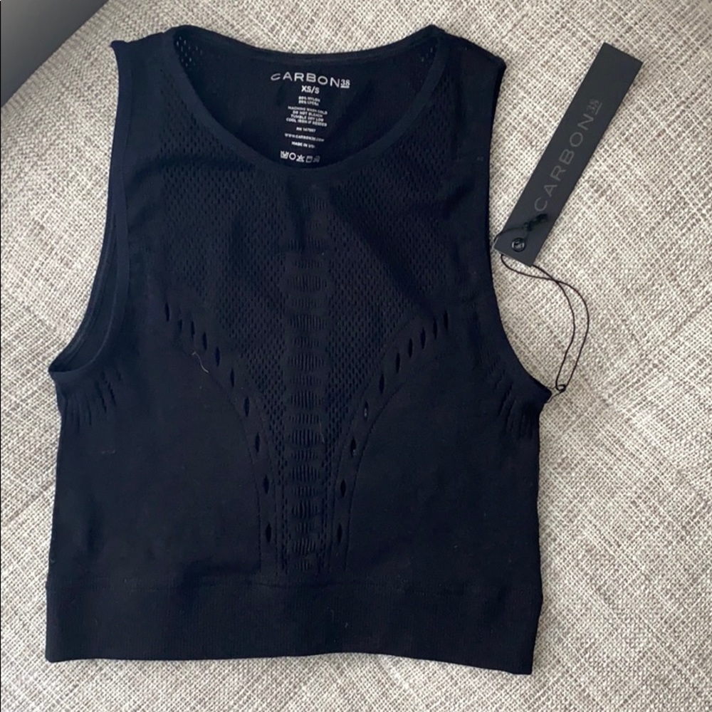 Carbon38 workout crop top NEW WITH TAGS
